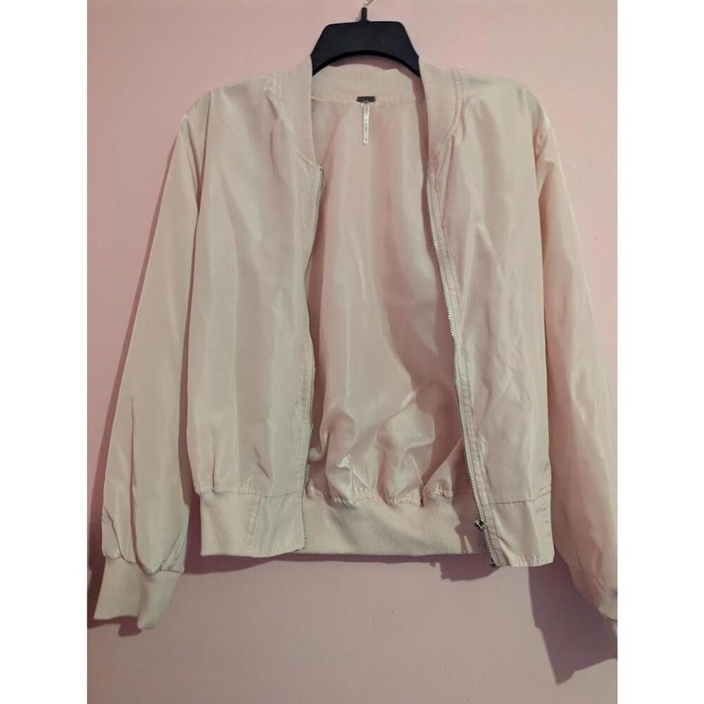 Poof! Pastel pink cute windbreaker